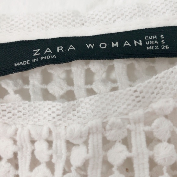 Zara Women lace esque top - Picture 2 of 3